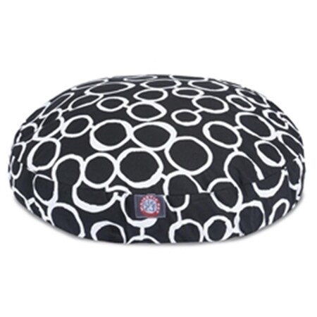 Majestic Pet Fusion Black Medium Round Dog Bed 78899550862